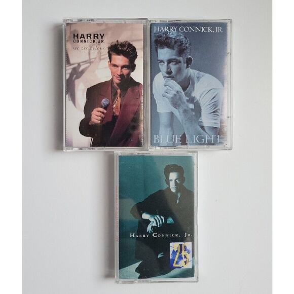HARRY CONNICK JR. 3 Cassette Tape We Are In Love Blue Light, Red Light 25 Tested - Picture 1 of 3